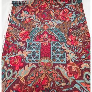 Vintage 5th Avenue Designs Scotchgard Fabric Persian Turkish Paisley 54 x 1.7yds